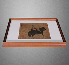 叶县书画装裱配框服务案例