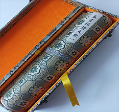 叶县书画装裱案例